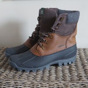 Kamik 'Hudson 5' Waterproof Insulated Leather/Rubber Boots